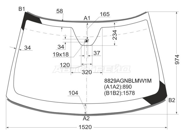 Лобовое стекло Volvo S60 в Уфе, лобовое стекло Volvo S60 Уфа